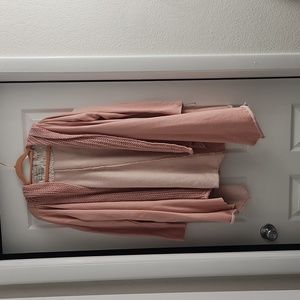 Open front hooded cardigan Sweatshirt sweater